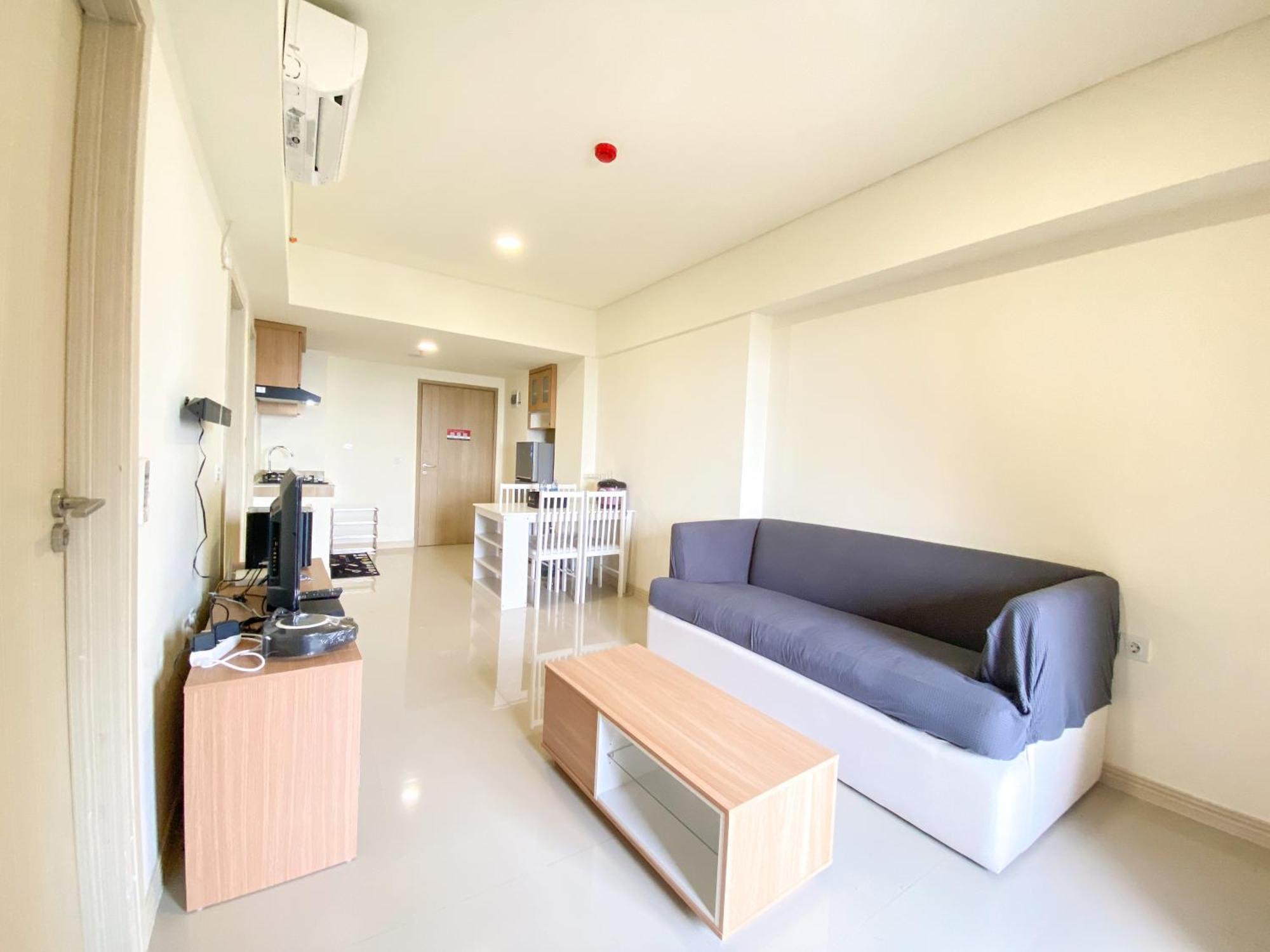 Fully Furnished And Homey 3br At Meikarta By Travelio Apartemen *